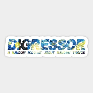 Digressor - Starry Night Sticker